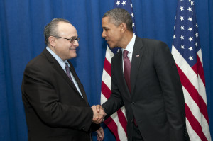 Attorney Jeffery Leving and President Barack Obama