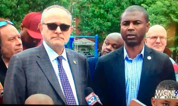 Leving joins Rep. LaShawn Ford at Fathers’ Day News Conference